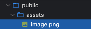 public 폴더 내 assets 폴더 내 image.png파일